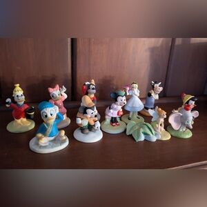 Disney Character Figurine Set - Multicolor